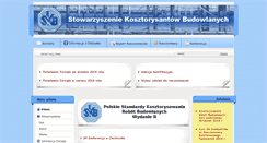 Desktop Screenshot of kosztorysowanie.org.pl