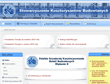 Tablet Screenshot of kosztorysowanie.org.pl