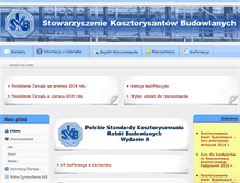 Tablet Screenshot of kosztorysowanie.pl